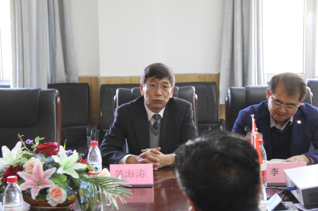 陈海涛经理发表讲话